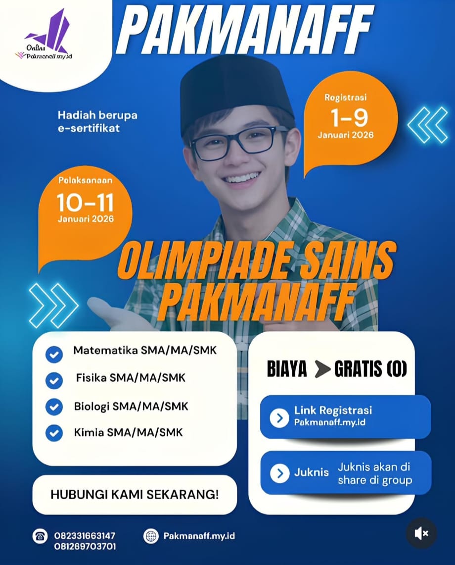 Siswa MAN Kota Lhokseumawe Berhasil Meraih Mendali Emas di Ajang Olimpiade Bidang Kimia